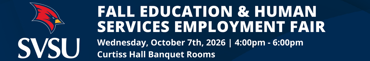 Fall Education & Human Services Fair - Thursday Oct 7, 2026